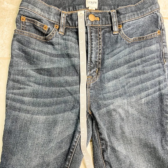 J. Crew Dark Wash 9” Rise Skinny Stretch Jeans Size 27 - Picture 5 of 7